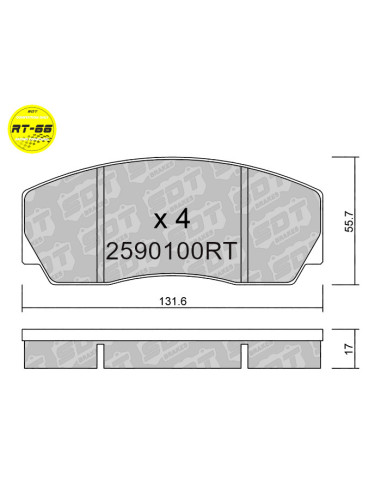 Pastillas De Freno Racing Rt66 Alcon Ap Racing Compbrake Fiesta N5 Ds3 N5 Hispec Impreza Grn Vmaxx Frp216