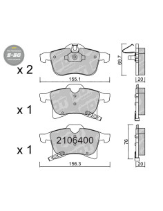 FRONT HIGH PERFORMANCE BRAKEPADS S50 OPEL ASTRA H CORSA C CORSA D CORSA E MERIVA ZAFIRA