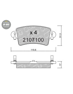 Pastillas De Freno Traseras High Performance S50 Nissan Interstar Opel Movano Renault Master