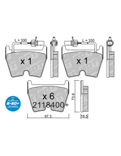 FRONT HIGH PERFORMANCE BRAKEPADS S50 AUDI RS4 RS5 R8 LAMBORGUINI DIABLO GALLARDO MURCIELAGO