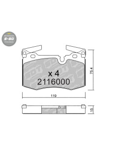 FRONT HIGH PERFORMANCE BRAKEPADS S50 MINI ONE R56 R57 R58 R59 CLUBMAN R55