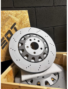 Discos Delanteros Sport Oem+ Ø370 (2 Piezas Perforados) Audi Tt 8J - Cupra Ateca/Formentor - Seat Leon 5Z Cupra Pack Performance 2