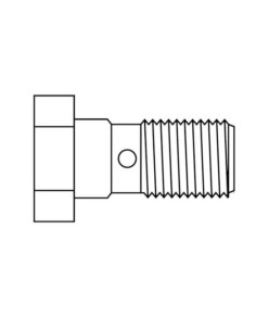 RACOR TORNILLO BANJO INOXIDABLE 10X125