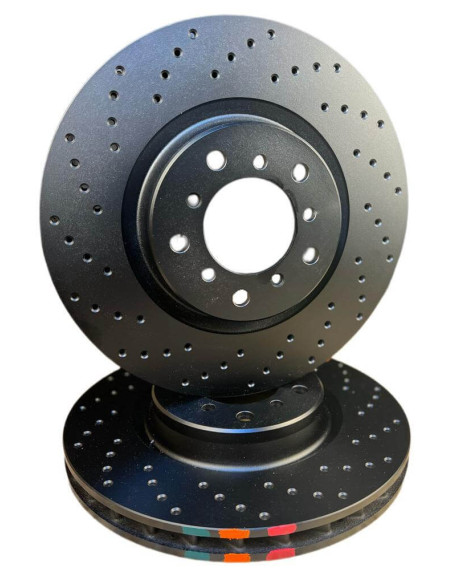 FRONT BRAKE DISC SPORT CUT-MOON Ø325X28MM BMW SERIE 3 E46 M3 3.0I V6 COUPE - CABRIO