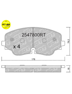 Pastillas De Freno Delanteras Racing Rt66 Audi S3 Rs3 8Y Vw Arteon R 3H Golf Viii R Clubsport Tiguan R 4 Motion Ø356Mm