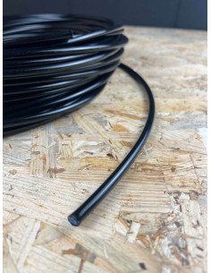 SDT BRAKES DASH 3 BLACK METALLIC BRAKE HOSE PER METRE (PTFE - STAINLESS STEEL 304L - BLACK COVER) 2