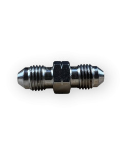 Racor Adaptador De Freno Inoxidable Macho 3/8” X 24 Unf Convexo A Macho 3/8” X 24 Unf Covexo