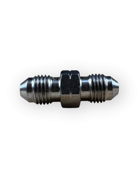 Racor Adaptador De Freno Inoxidable Macho 3/8” X 24 Unf Convexo A Macho 3/8” X 24 Unf Covexo