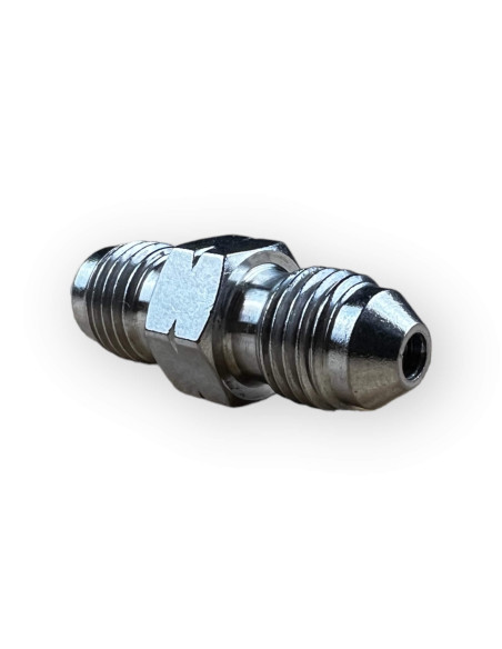 Racor Adaptador De Freno Inoxidable Macho 3/8” X 24 Unf Convexo A Macho 3/8” X 24 Unf Covexo