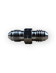 Racor Adaptador De Freno En Acero Inoxidable Macho 3/8” X 24 Unf Convexo A Macho 10X150 Unf Convexo