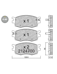 FRONT HIGH PERFORMANCE BRAKEPADS S50 HYUNDAI ACCENT MC I20 KIA PRIDE RIO