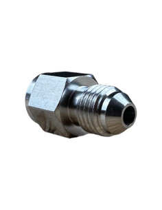 Racor Inox. Adaptador De Freno Macho 7/16” 20Unf Convexo A Hembra 10X100 Concava 2