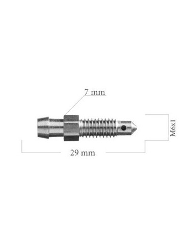 Brake caliper bleed nipple screw M6x100 29MM LARGE