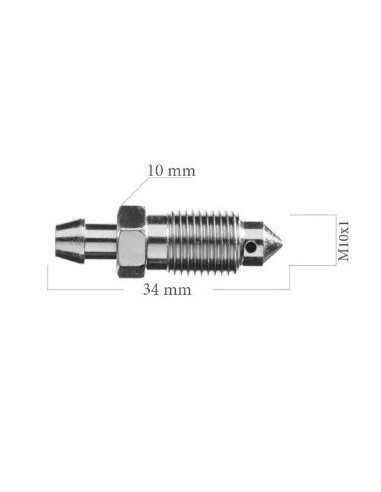 Brake caliper bleed nipple screw M10X100 34MM LARGE