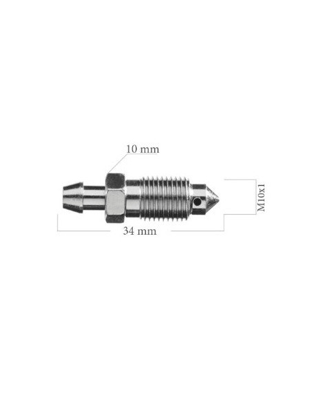 Brake caliper bleed nipple screw M10X100 34MM LARGE