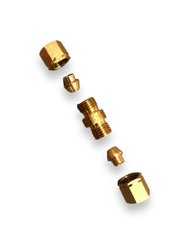 BRAKE TUBE CONNECTOR ONLY FOR 4,75MM COOPER TUBES