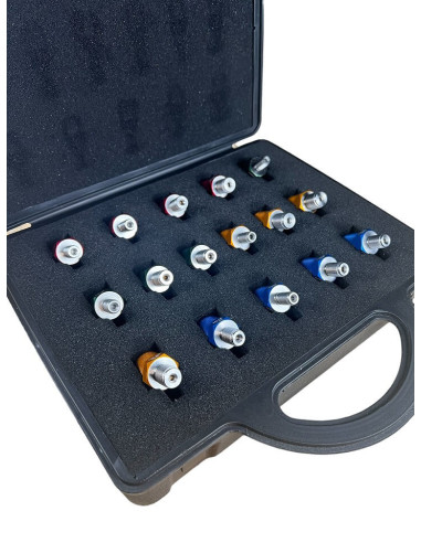 Kit De Herramienta Identificación De Roscas - Caja Con 16 Tamaños (An Jic)