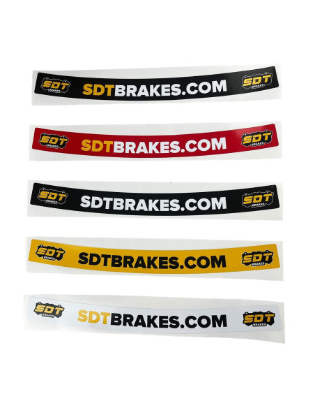 Promo Pack Vinilos Sdt Brakes Universal Para Visera Casco Competicion