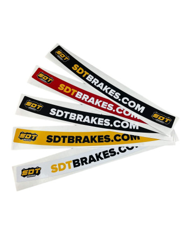 Promo Pack Vinilos Sdt Brakes Universal Para Visera Casco Competicion
