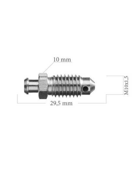 Tornillo Purgador De Pinza De Freno M10X150 Sangrador Largo 29Mm