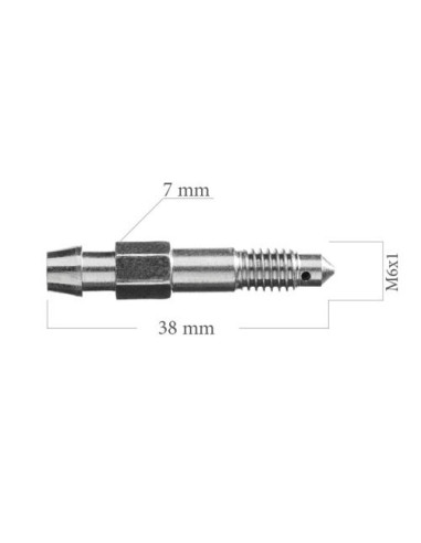 Brake caliper bleed nipple screw M6X100 38MM LARGE