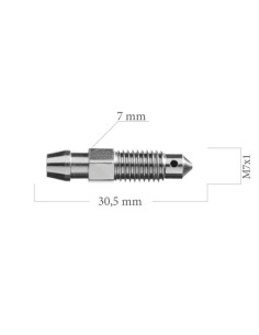 Tornillo Purgador De Pinza De Freno M7X100 Sangrador Largo 30Mm 2