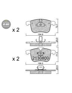 FRONT HIGH PERFORMANCE BRAKEPADS S50 CADILLAC BLS OPEL SIGNUM  VECTRA C SAAB 9-3 9-3X