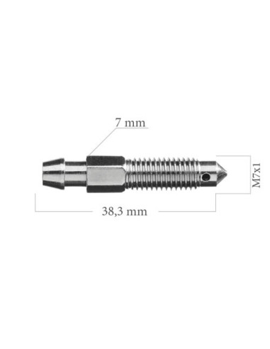 Tornillo Purgador De Pinza De Freno M7X100 Sangrador Largo 38Mm