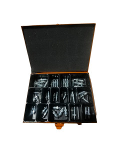 STEEL BLEED NIPPLE SCREW SET BOX