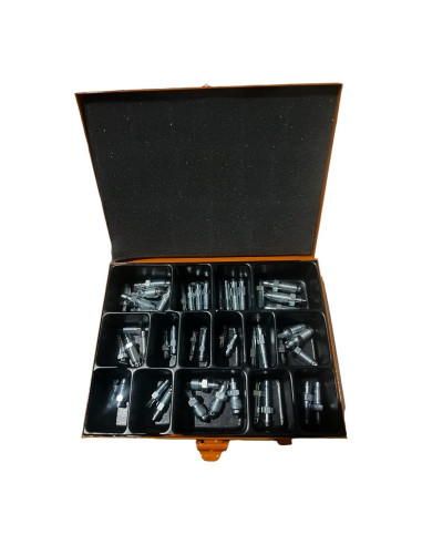 STEEL BLEED NIPPLE SCREW SET BOX