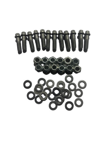 Kit Tornilleria Tratada Torx (12 Tornillos 22Mm 24 Arandelas 12 Tuercas)