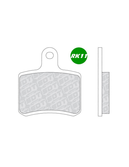 REAR RK11 SOFT RACING KART BRAKEPADS TONY KART OTK KF KZ NEW (GREEN)