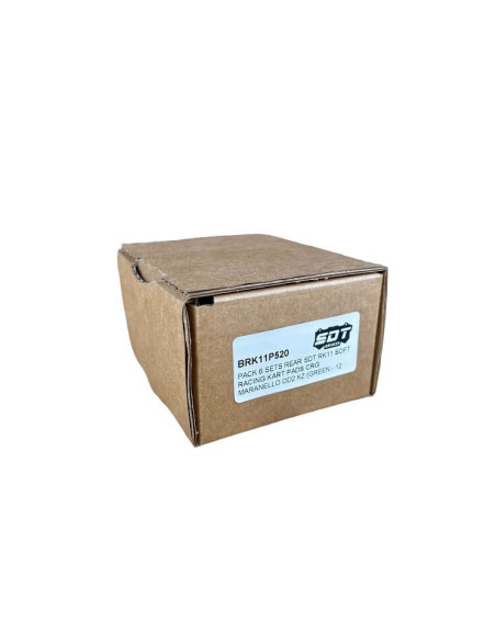 Pack 6 Juegos Pastillas Traseras Rk11 Soft Racing Kart Brk11G520 (12 Pcs)