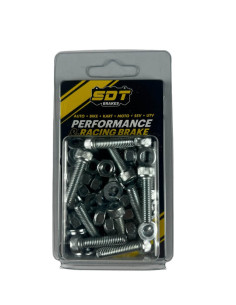 Set of 12 M6 allen screws for two-piece discs 25mm total length (excluding head) thread section 25mm