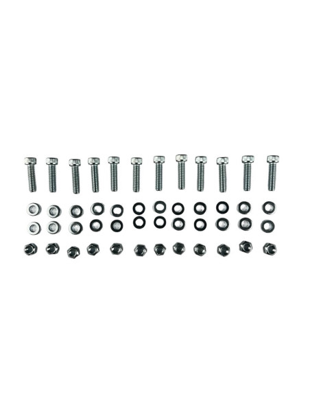 Set of 12 M6 allen screws for two-piece discs 25mm total length (excluding head) thread section 25mm
