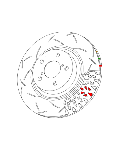 DBA BRAKES 4000 DISC T3 Ø312 TOYOTA LAND CRUISER FJ CRUISER / KDJ150