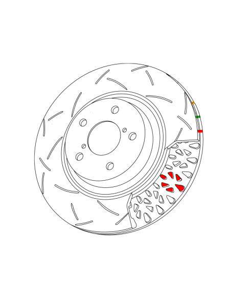 DBA BRAKES 4000 DISC T3 Ø300 HONDA CIVIC TYPE R EP3
