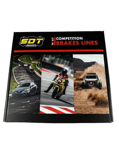 Juego De 4 Latiguillos Metalicos Para Ford Mustang Mk6 2.3 Turbo - 3.7 - 5.0 (Excepto Mach 1)