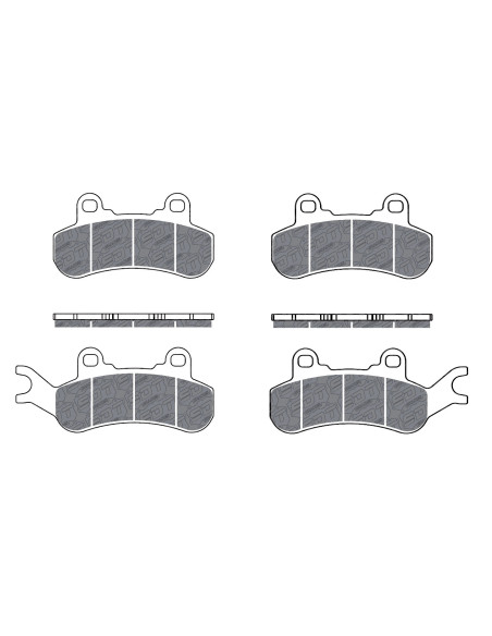 FRONT / REAR RS-43 RACING SINTER PADS CAN-AM MAVERICK X3 MAVERICK MAX MAVERICK TRAIL - SPORT