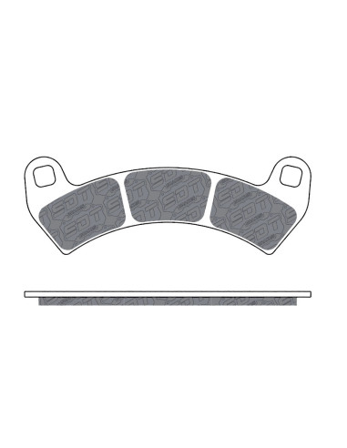 FRONT BRAKE PADS RS-43 RACING SINTER PADS POLARIS RZR XP TURBO 2016-2021 RZR XP 4 TURBO 2016-2021 RZR PRO XP 2020-2022