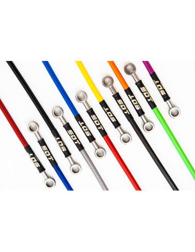 Juego De 4 Latiguillos Metálicos Vw Golf Vi R (Banjo A Pinzas De Frenos)