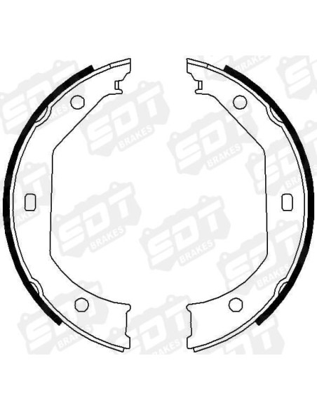 High Performance handbrake brake shoes for BMW E46 1 E82 E87 3 E90 3 F31 4 F33