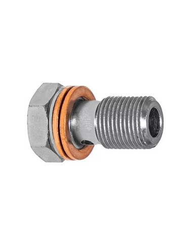 Steel banjo bolt fitting 12x100 Length 28mm