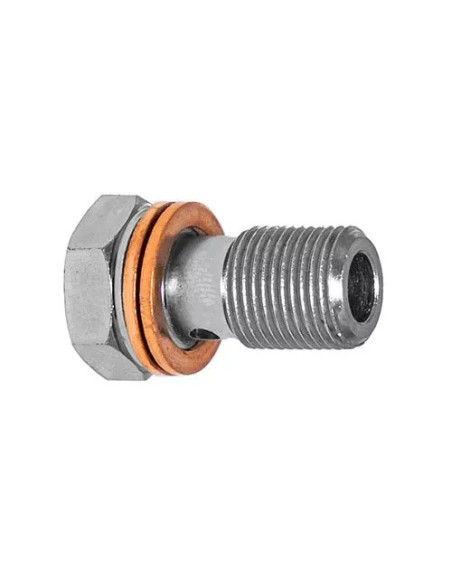 Steel banjo bolt fitting 12x100 Length 28mm