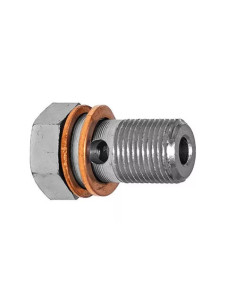 Steel banjo bolt fitting 12x100 Length 28mm