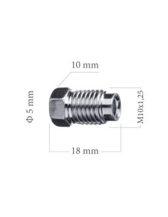 Racor Macho 10X125 De Acero Para Tuberia Rigida De 4,75Mm 2