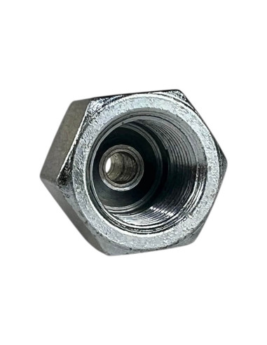 Racor Reductor Acero Hembra Convexa 12X100 A Macho 3/8" 24Unf