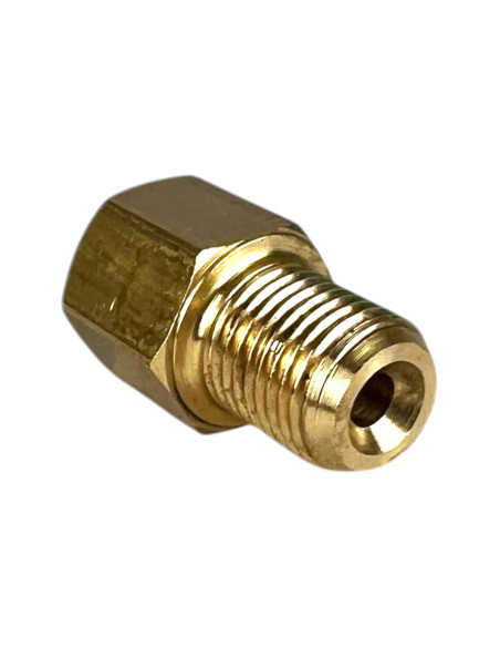 Reducer union adapter fitting female concave 8x100 to male 10x100