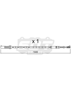 Front Wearing indicator for BMW SERIE 1 F20 F21 2 F23 F22 F87 3 F30 F80 F34 F31 4 F33 F83 F36