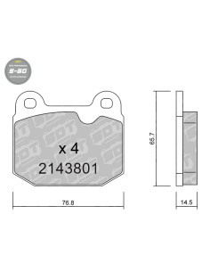 HIGH PERFORMANCE BRAKEPADS S50 AP RACING COMPBRAKE HISPEC ROTORA STOPTECH DELANTERAS LOTUS OPEL KTM MITSUBISHI SUBARU